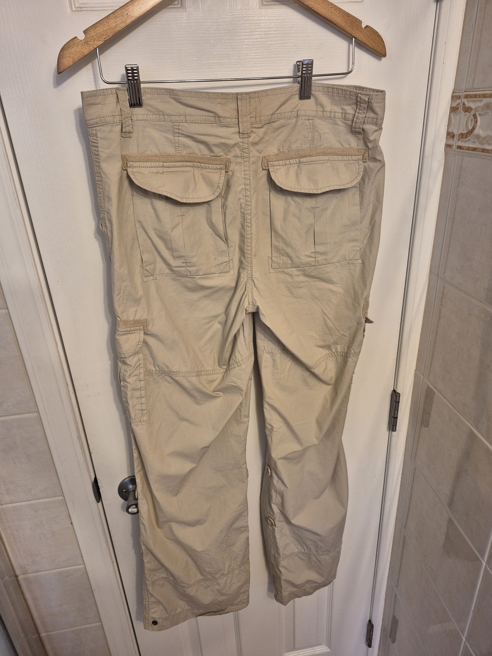 Y2K/2000's Women's Convertable Khaki Cargo Pants SIZE 8
